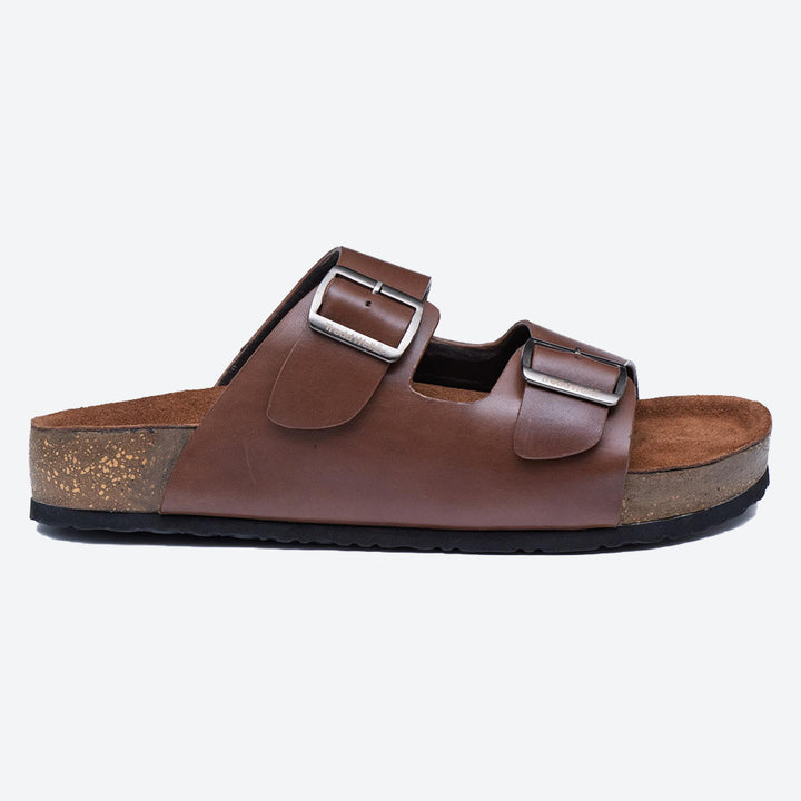 Men's Wide Fit Tredd Well Brazil Sandals in Black - Image 1