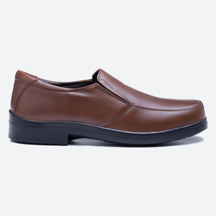 Mens Wide Fit Tredd Well Camelot Shoes in Black - Image 1