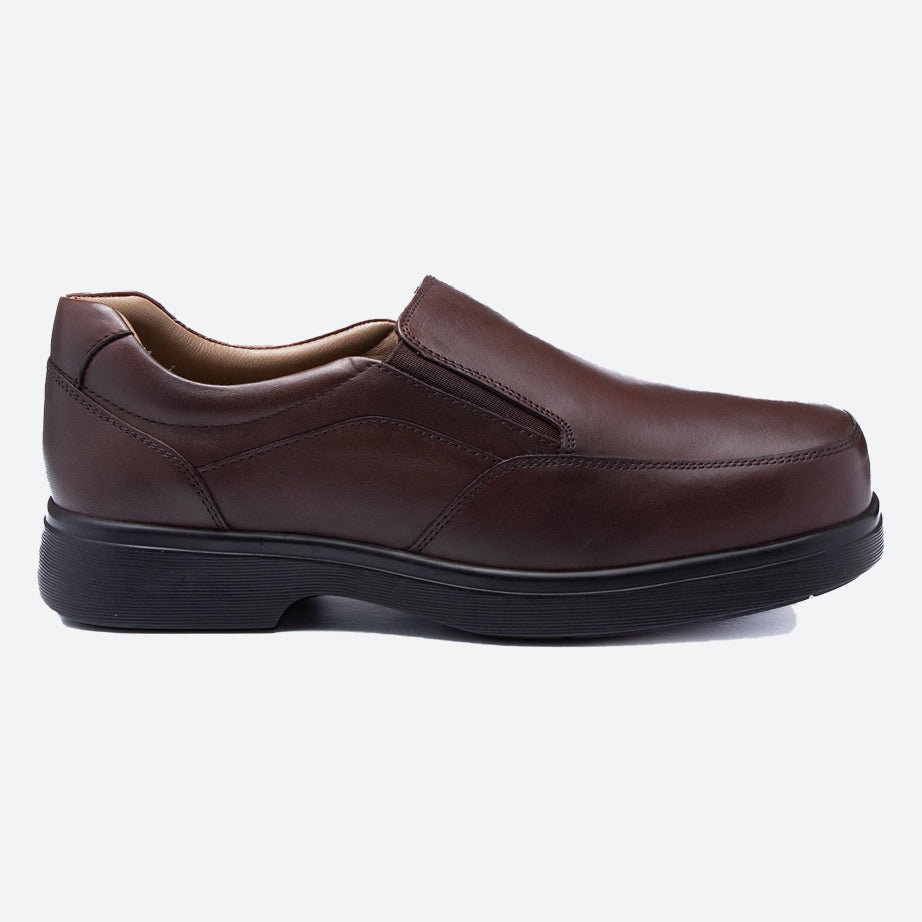 Mens Wide Fit Tredd Well Connor Shoes in Black - Image 8