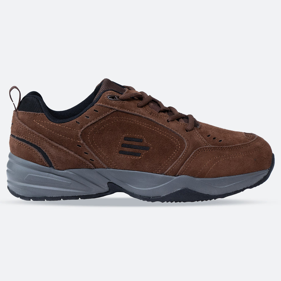 Men's Wide Fit Tredd Well Legend Trainers in Black - Image 9