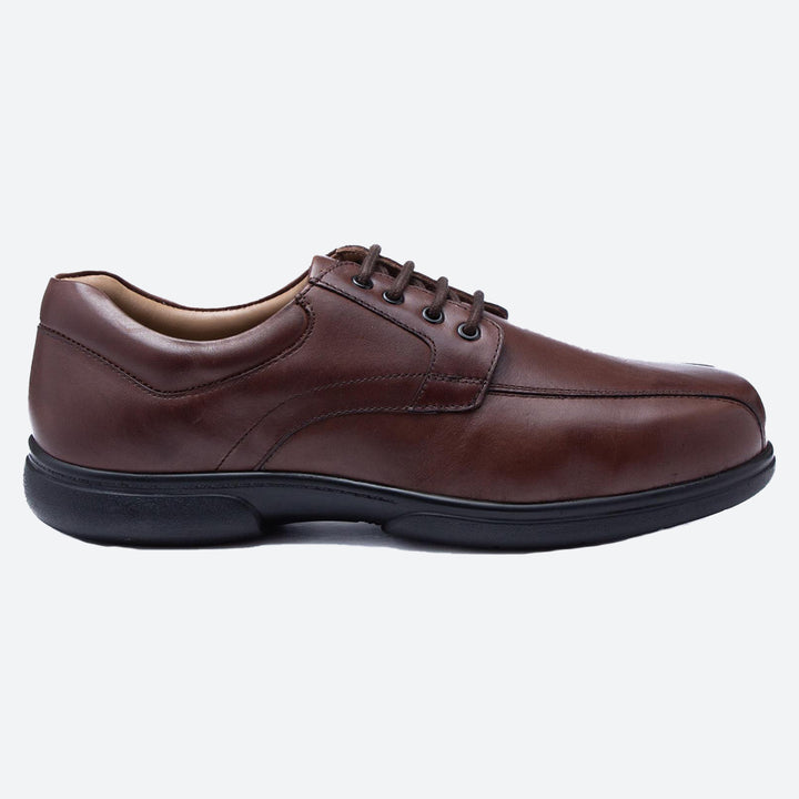 Mens Wide Fit Tredd Well Ross Shoes in Black - Image 1