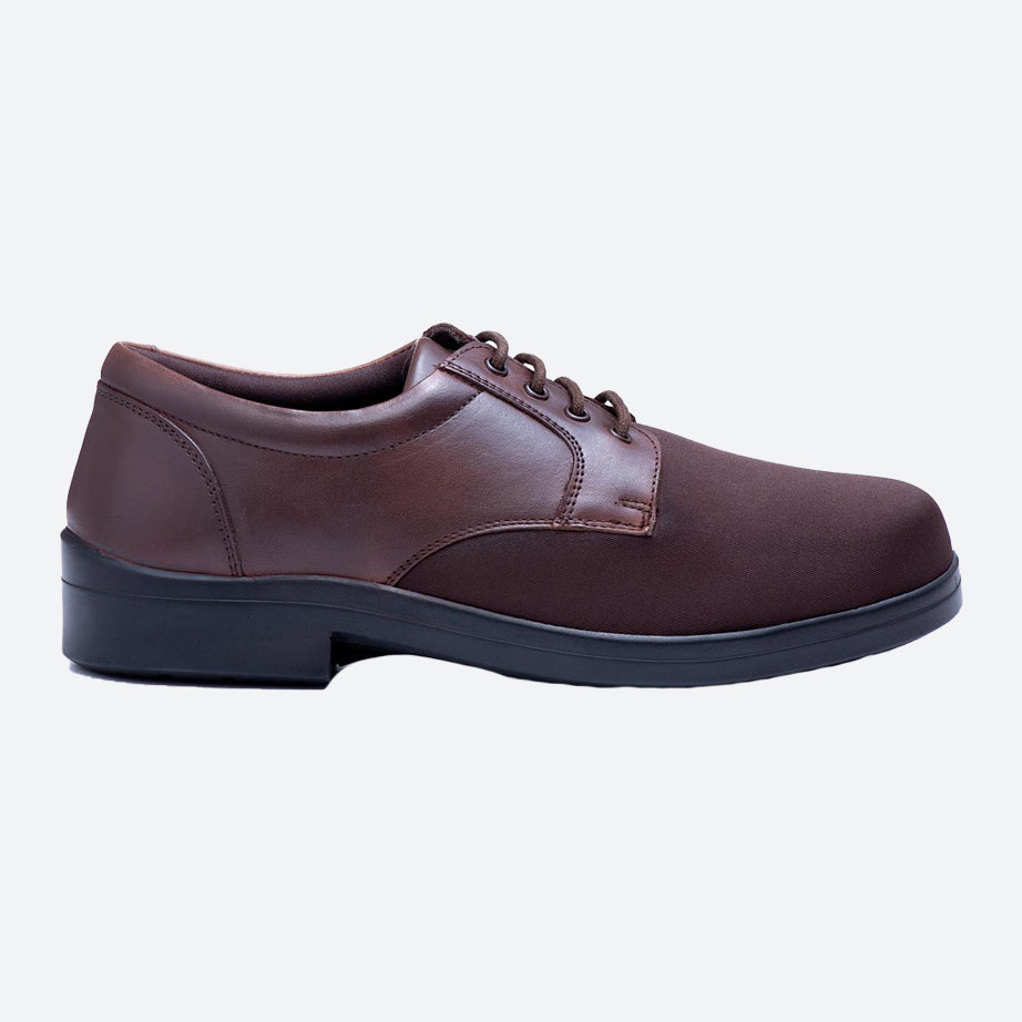 Mens Wide Fit Tredd Well Ryan Lace Up Shoes in Black - Image 12