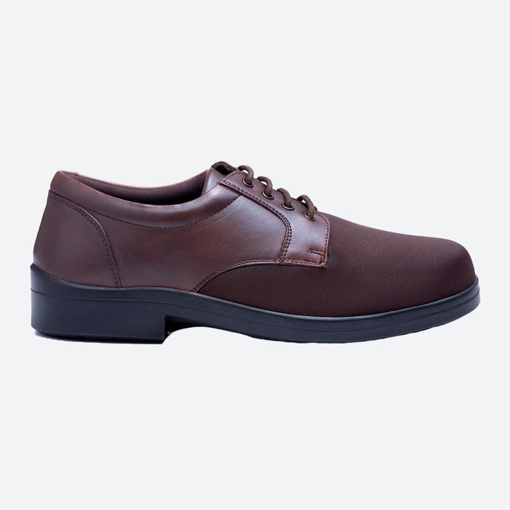 Mens Wide Fit Tredd Well Ryan Lace Up Shoes in Black - Image 1