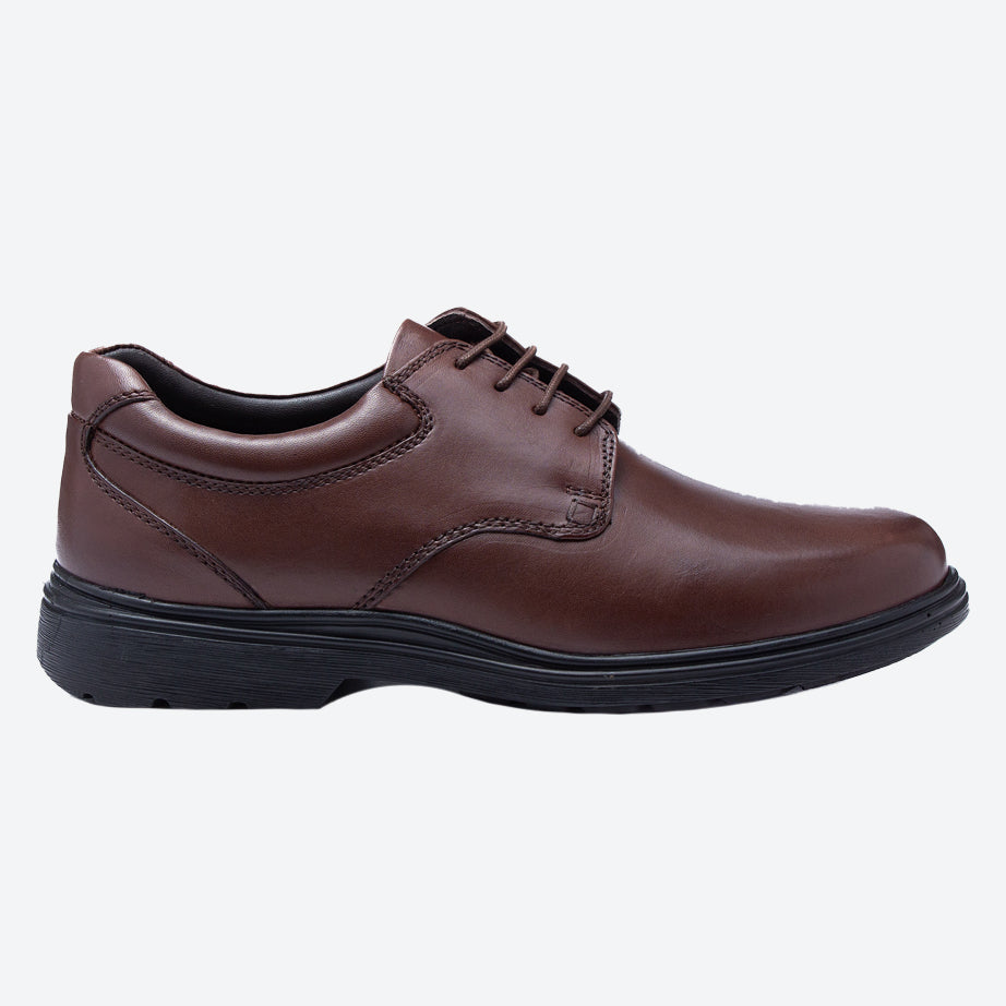 Mens Wide Fit Tredd Well Simon Lace Up Shoes in Black - Image 12