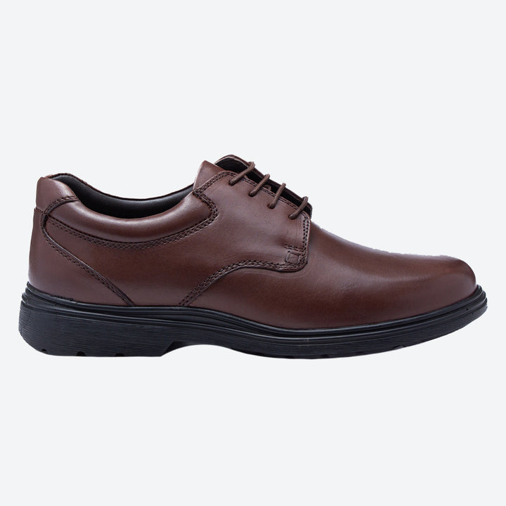 Mens Wide Fit Tredd Well Simon Lace Up Shoes in Black - Image 1