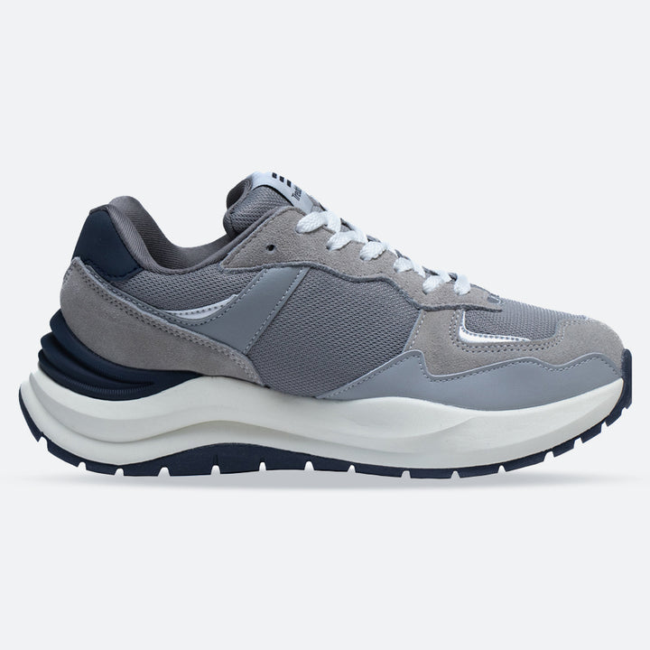 Men's Wide Fit Tredd Well Stoner Trainers in Grey - Image 1