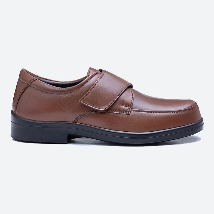 Mens Wide Fit Tredd Well York Shoes in Tan - Image 1