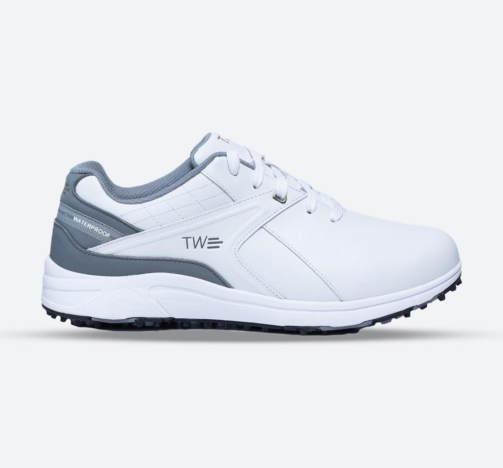 Men's Wide Fit Tredd Well Golf Proformer Shoes in White - Image 1