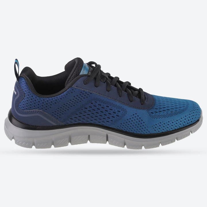 Men's Wide Fit Skechers 232399 Track-Ripkent Walking Trainers in Black/Charcoal - Image 1