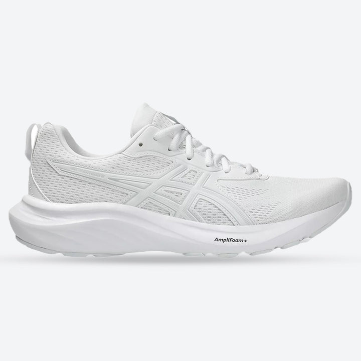 Men's Wide Fit Asics Gel Contend 9 Running Trainers in White/Glacier Grey - Image 1