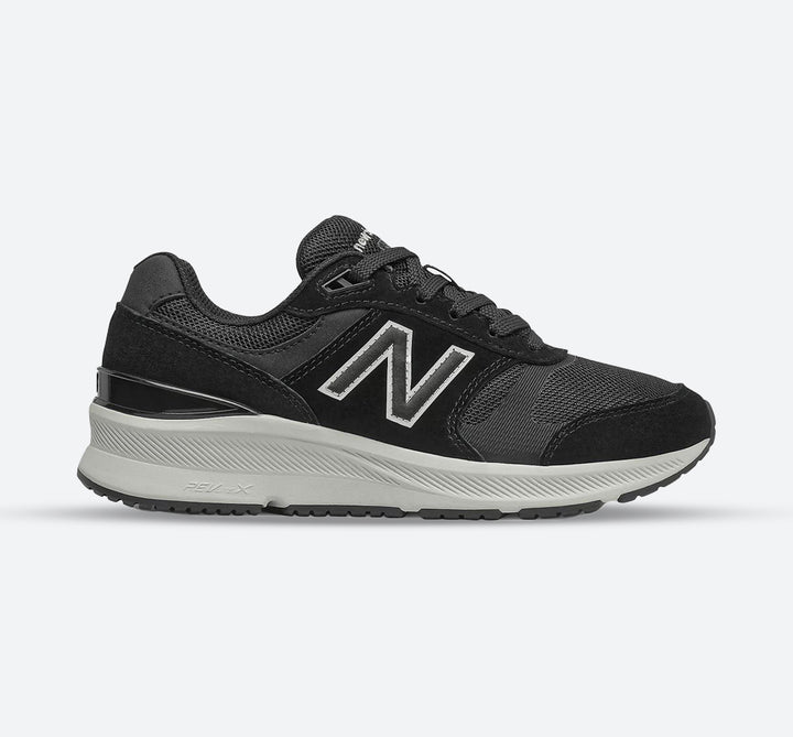 Womens Wide Fit New Balance WW880BK5 Walking Trainers in Black - Image 1
