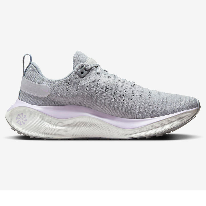 Women's Wide Fit Nike FN0880-012 Reactx Infinity Run 4 Running Trainers in Grey - Image 1