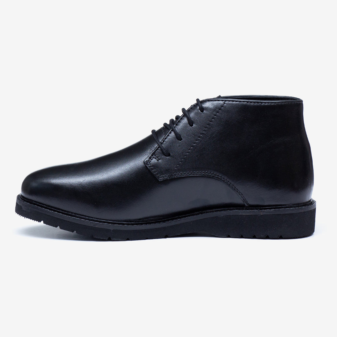 Men's Wide Fit Tredd Well William 22757 Leather Dress Boots - Black in Black - Image 4