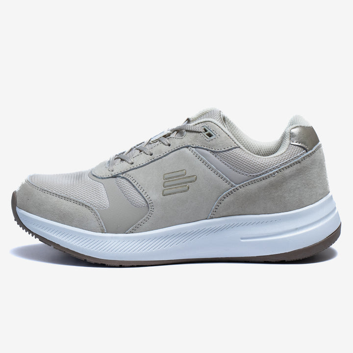 Women's Wide Fit Tredd Well Athena Trainers in Beige - Image 1