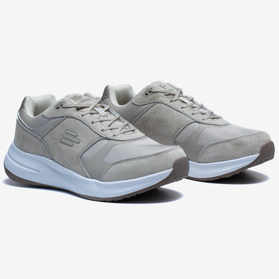 Women's Wide Fit Tredd Well Athena Trainers in Beige - Image 5