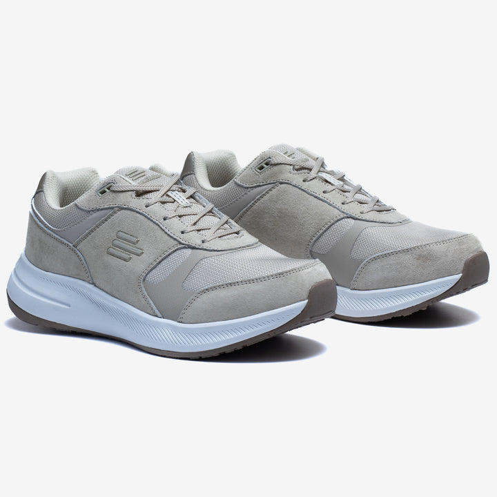 Women's Wide Fit Tredd Well Athena Trainers in Beige - Image 1