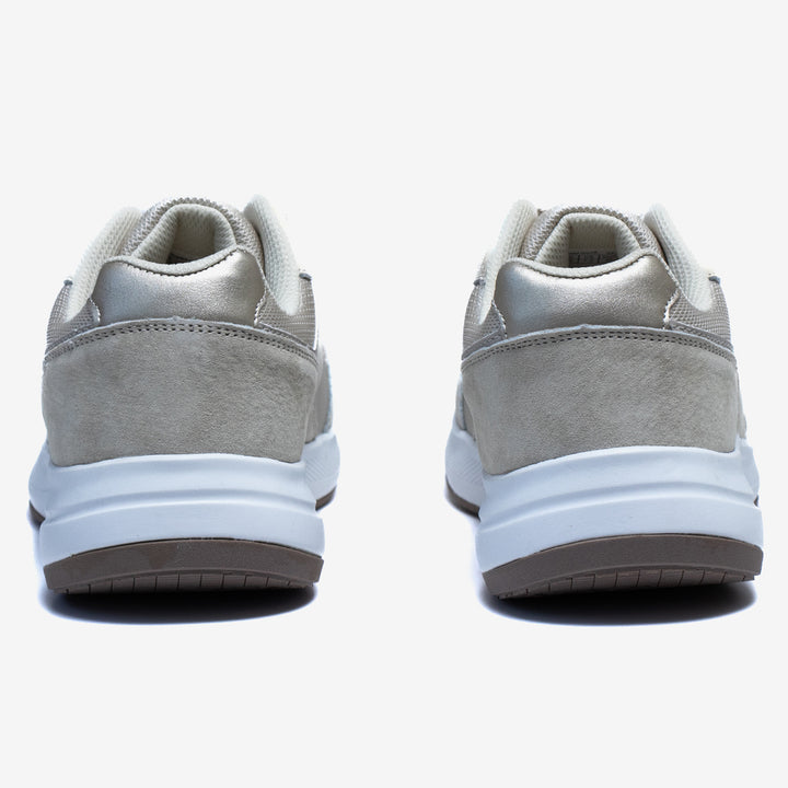 Women's Wide Fit Tredd Well Athena Trainers in Beige - Image 1