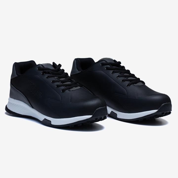 Men's Wide Fit Tredd Well Ignite Golf Pro Trainers in Black - Image 1