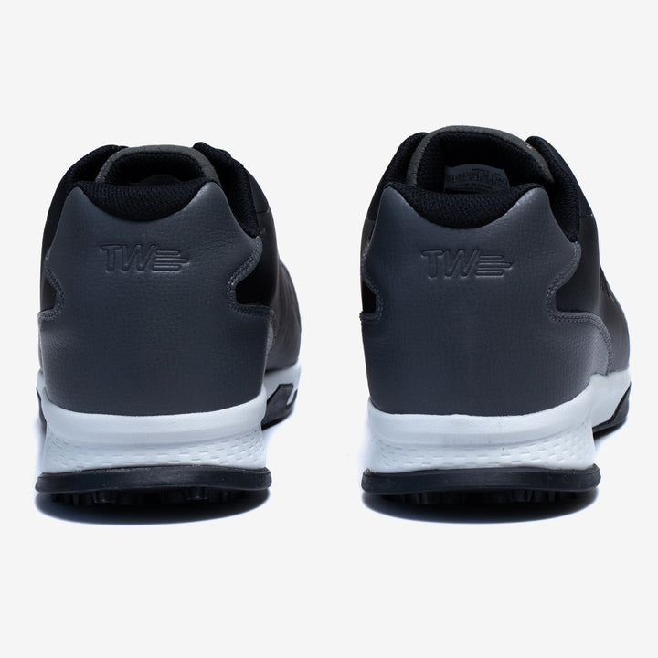 Men's Wide Fit Tredd Well Ignite Golf Pro Trainers in Black - Image 1