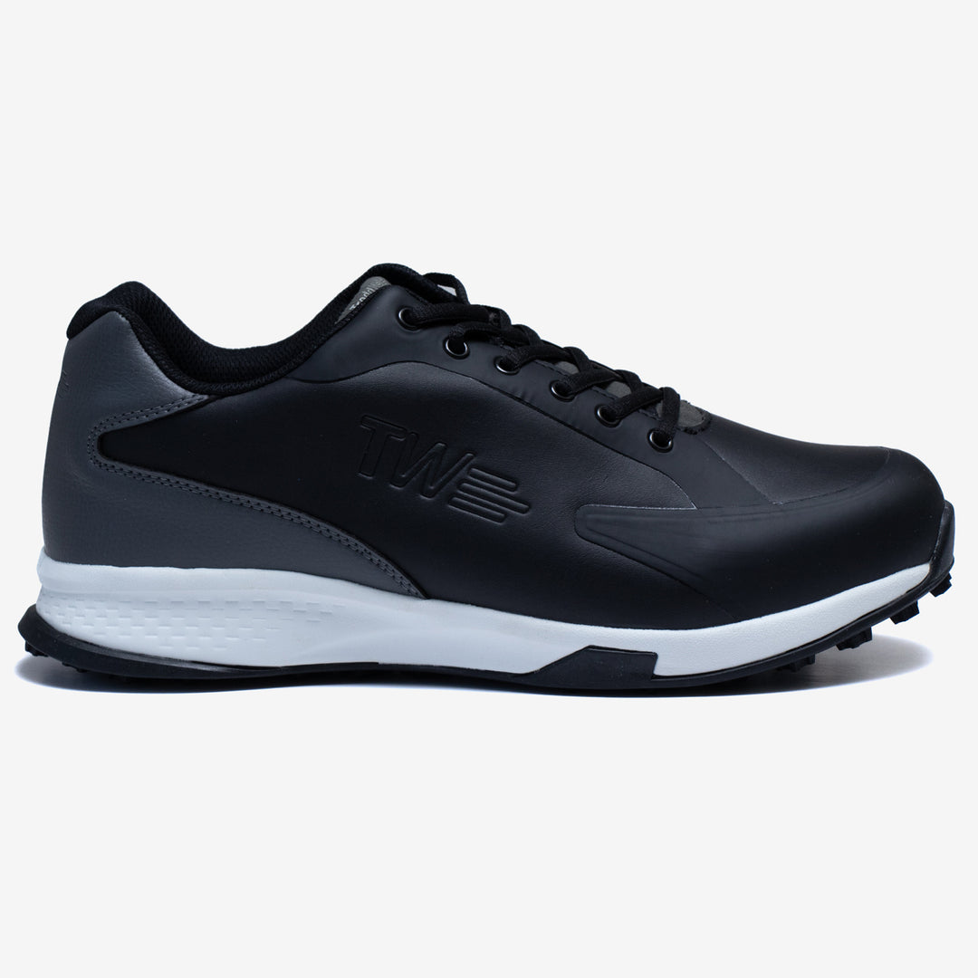Men's Wide Fit Tredd Well Ignite Golf Pro Trainers in Black - Image 2