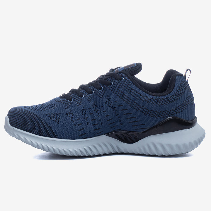 Women's Wide Fit Tredd Well Nitrate Trainers in Navy - Image 1