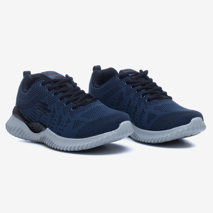 Women's Wide Fit Tredd Well Nitrate Trainers in Navy - Image 1