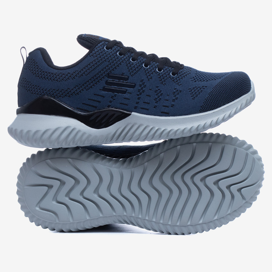 Women's Wide Fit Tredd Well Nitrate Trainers in Navy - Image 8