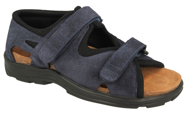 Womens Wide Fit DB Starling Sandals in Taupe Suede - Image 1