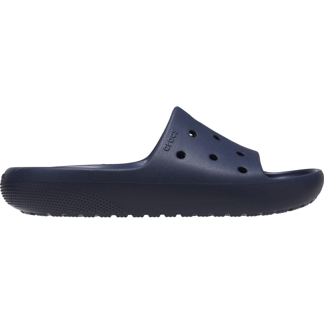 Women's Crocs 209401 Classic Slippers in Navy - Image 2