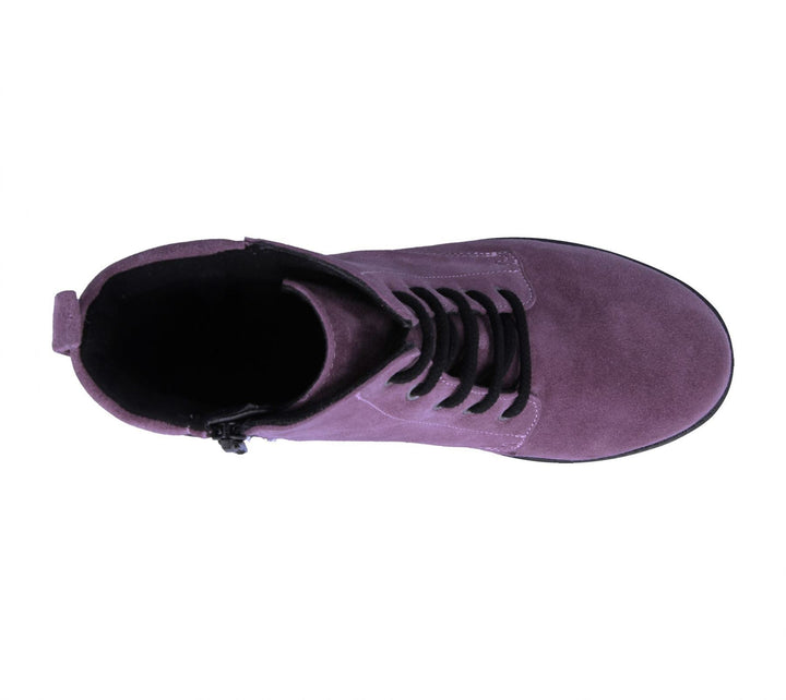 Womens Wide Fit DB Bayeux Boots in Black Nubuck - Image 1