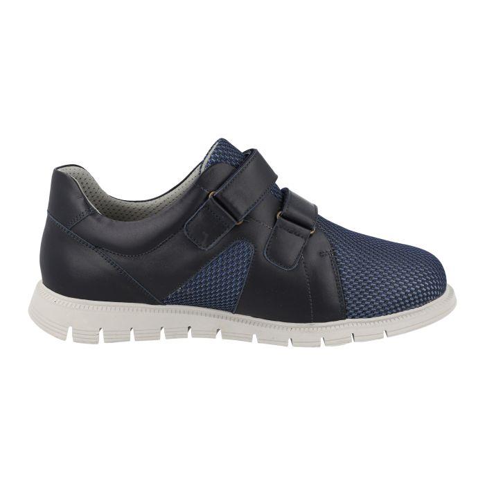 Men's Wide Fit DB Fraser Shoes in Black - Image 1