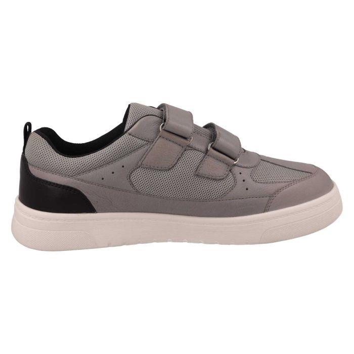 Men's Wide Fit DB Jude Shoes in Navy Leather / Navy Mesh - Image 9