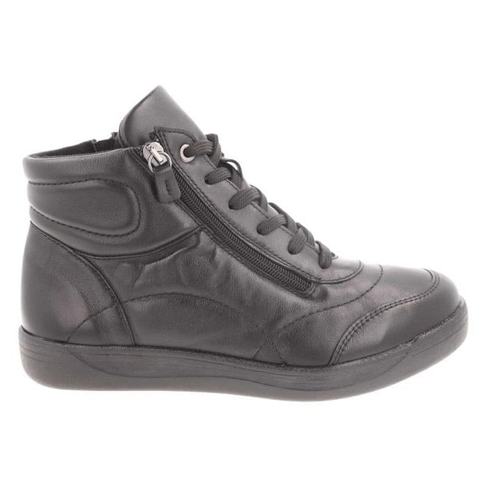 Women's Wide DB Fit Amber Ankle Zip Boots in Grey Suede - Image 2
