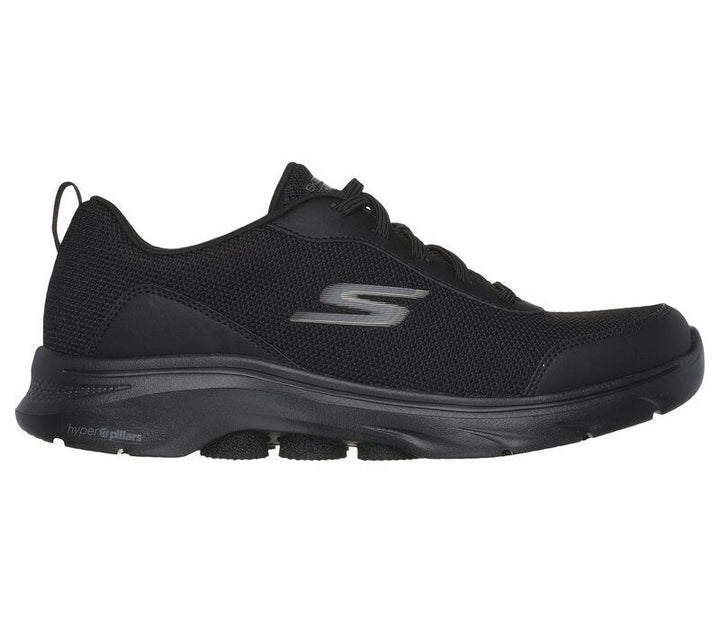 Men's Wide Fit Skechers 216644 Go Walk 7 Trainers in Black - Image 1