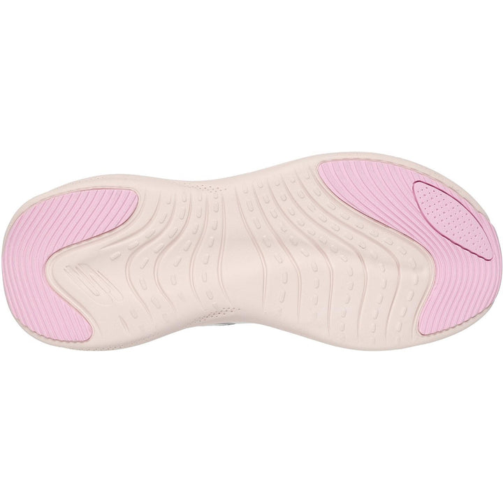 Women's Wide Fit Skechers 150565 Slip-ins Skech Cloud Plush Horizon Trainers in Black/White - Image 1