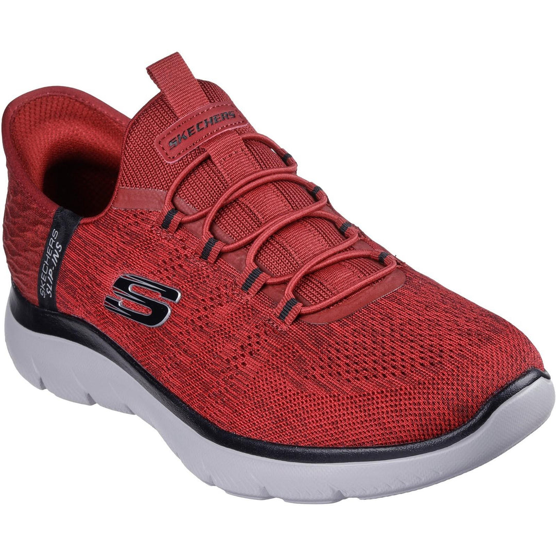Men's Wide Fit Skechers 232469 Slip-ins Summits Key Pace Trainers in Black - Image 10