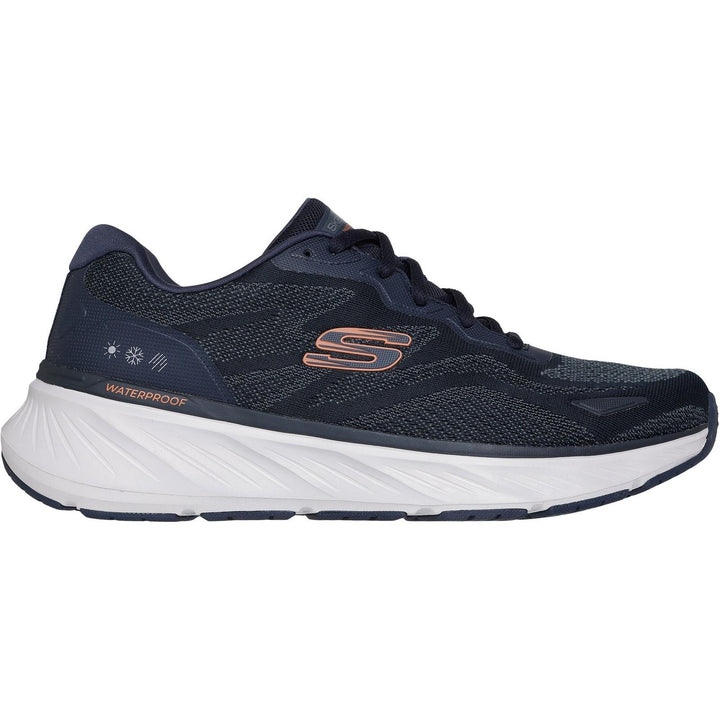 Men's Relaxed Fit Skechers 232842 Waterproof Edgeride Konzo Trainers in Black - Image 1