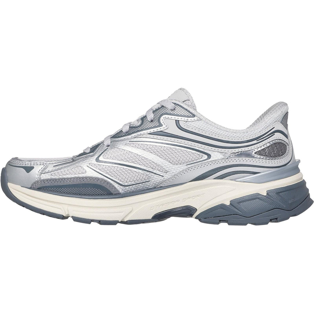 Women's Wide Fit Skechers 150710 Slip-ins Stamina Sport Trainers in Black - Image 9
