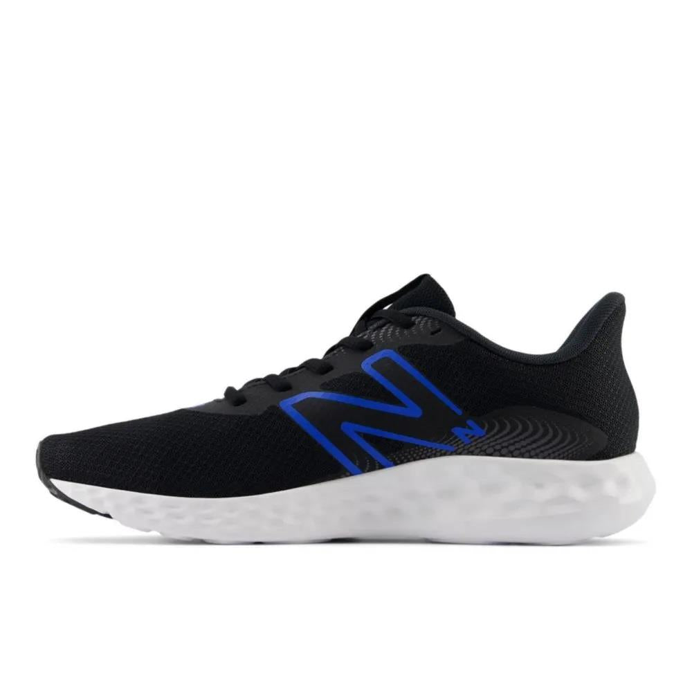 Women's Wide Fit New Balance M411CK3 Running Trainers in Black/Blue - Image 3