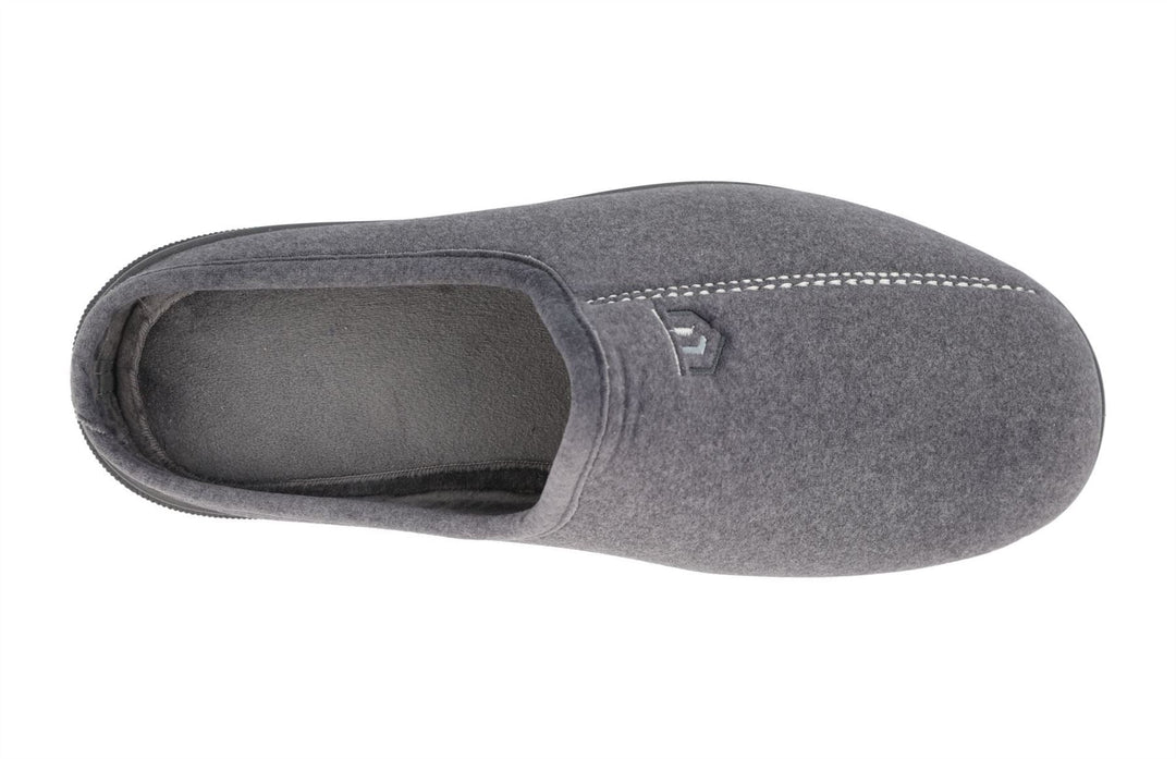 Men's Wide Fit DB Fred Mules in Grey - Image 5