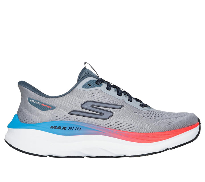 Men's Wide Fit Skechers 221000 Slip-ins Max Run Trainers in Grey/Multi - Image 1