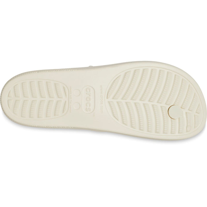 Women's Crocs 207714 Classic Platform Flip Flop in Bone - Image 1