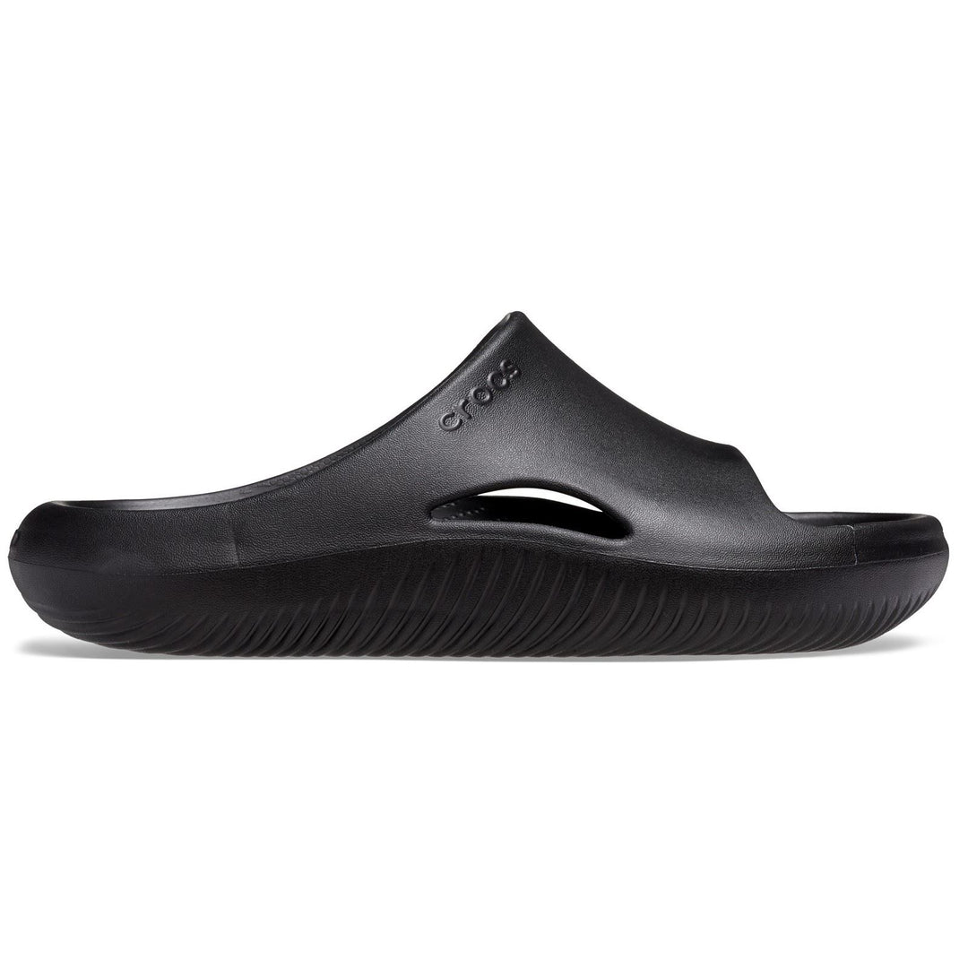 Men's Crocs 208392 Mellow Recovery Slippers in Black - Image 2