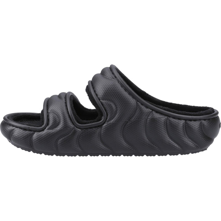 Women's Crocs 210074 Classic Cozzzy Overpuff Sandals in Black - Image 1