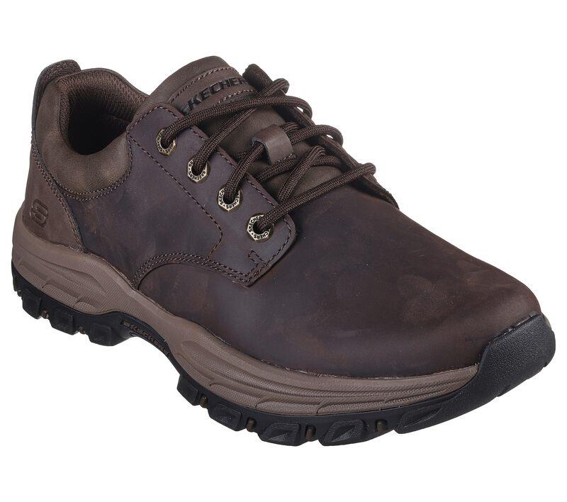 Men's Relaxed Fit Skechers 204920 Knowlson Leland Trainers in Black - Image 9
