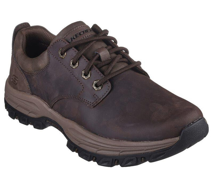 Men's Relaxed Fit Skechers 204920 Knowlson Leland Trainers in Black - Image 1