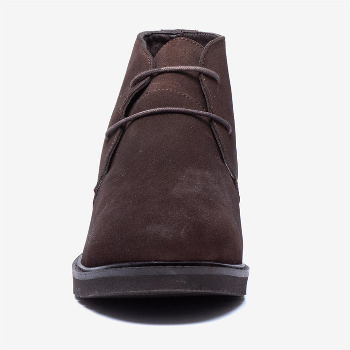 Men's Wide Fit Tredd Well William 22759 Suede Dress Boots - Brown in Brown - Image 1