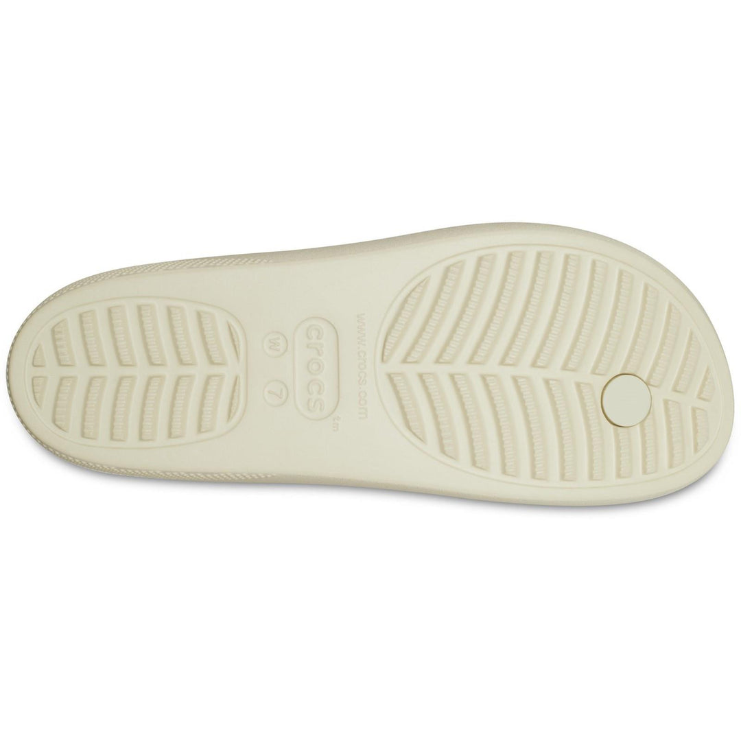 Women's Crocs 208770 Nostalgia Platform Flip Flop in Bone/Multi - Image 7