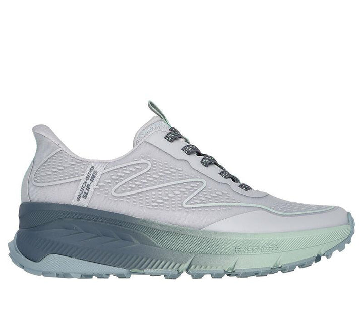 Women's Wide Fit Skechers 180157 Slip-ins Switch Back Trainers in Navy - Image 1