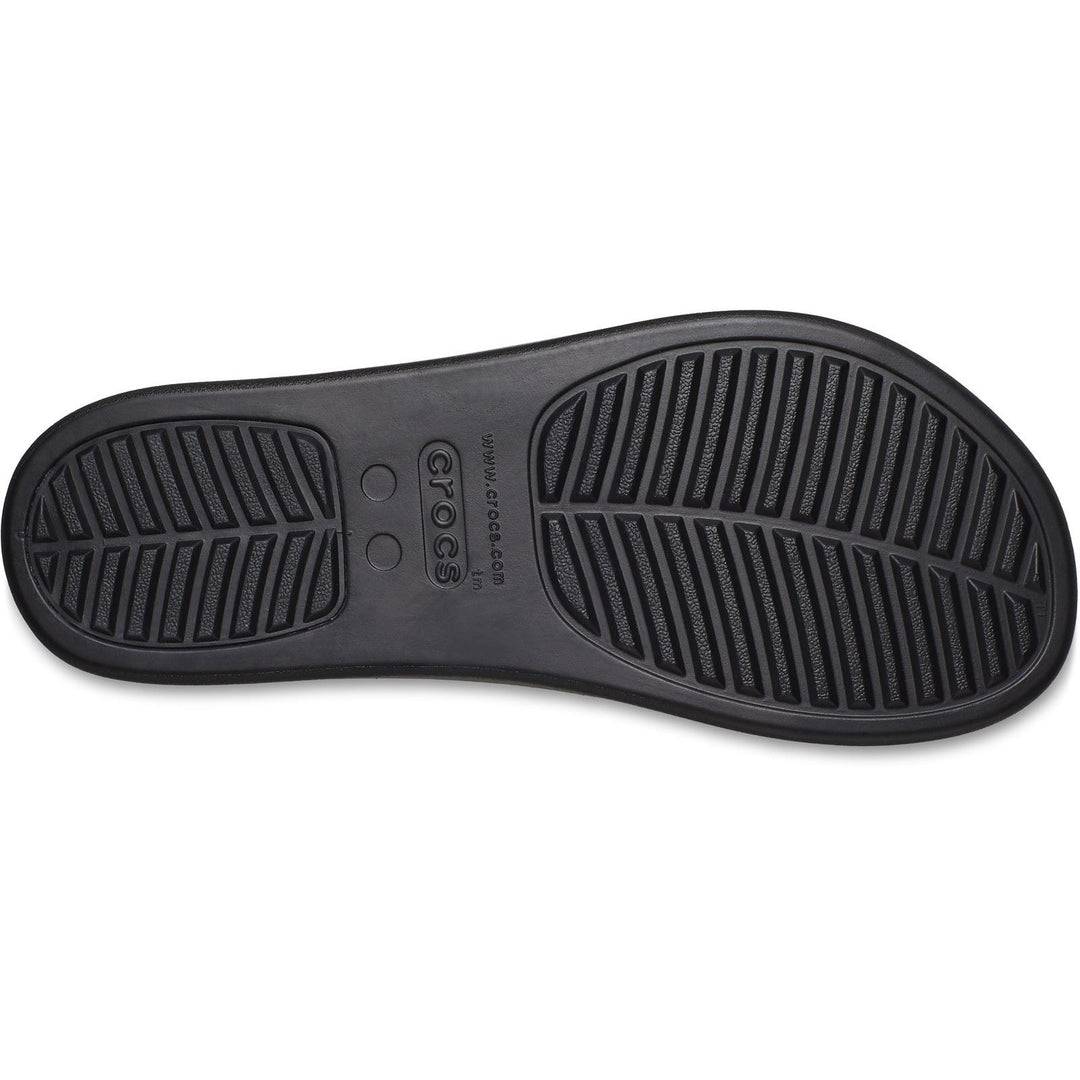 Women's Crocs 208727 Brooklyn Flip in Black - Image 7